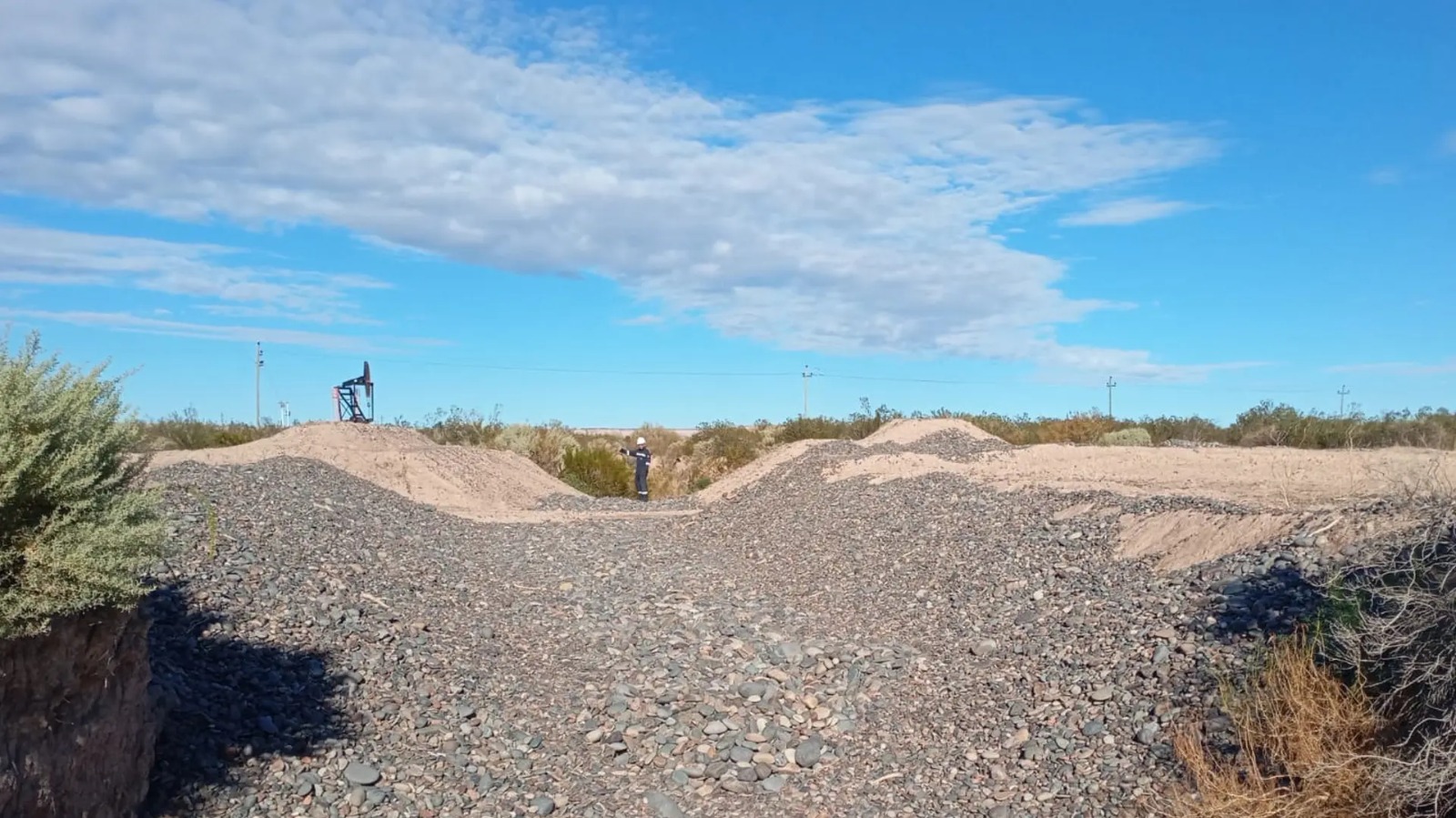 Seguimiento ambiental: se inspeccionó el Gasoducto Perito Moreno en Río Negro
