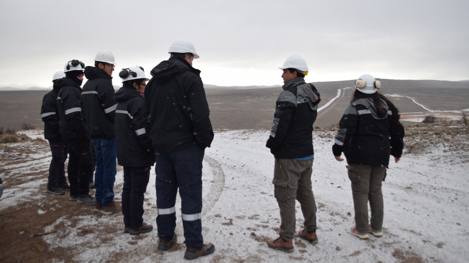 Calcatreu: supervisan avances de obras del proyecto minero